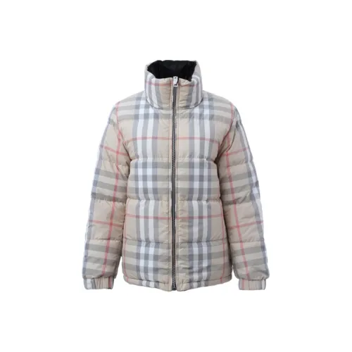 Burberry Пуховик Женский Бежевый