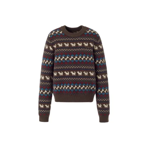 BETWEENAND Трикотаж Женский Коричневый