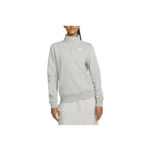 NIKE Серые Женские Свитшоты