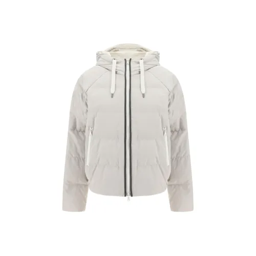 Brunello Cucinelli Серые Женские Пуховики