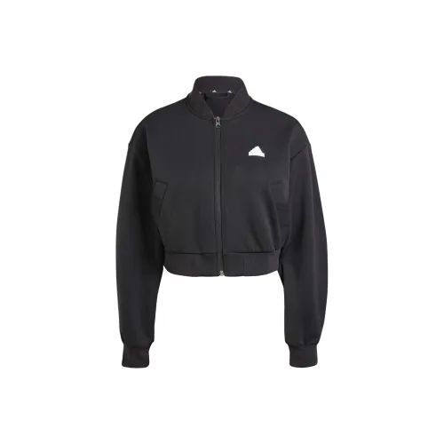 Adidas Future Icons 3 Stripes Bomber Куртка Куртки Пальто Женские Черный