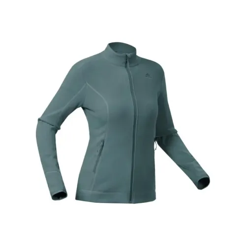 DECATHLON Флис Одежда Женская Ледяной Синий Зеленый