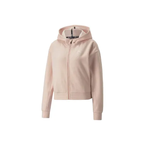 PUMA FAVORITE FLEECE Куртки и Пальто Женские Светло-Розовые