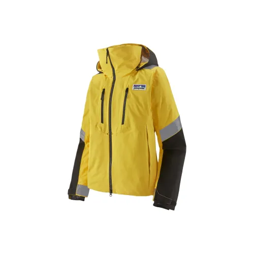 Patagonia Big Вода Foul Погода Куртка Куртки Пальто Женские Желтый