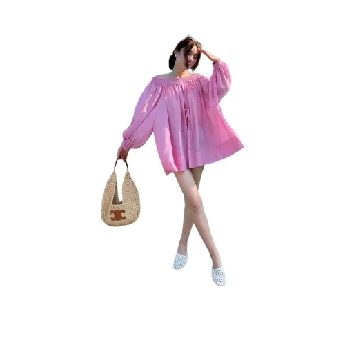 NANING9 Розовые Женские Рубашки