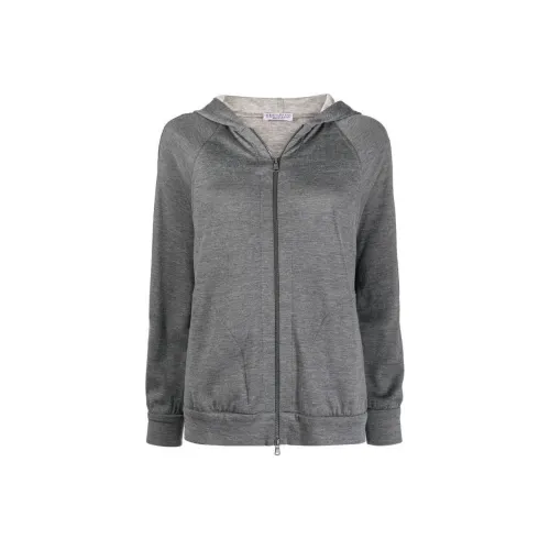 BRUNELLO CUCINELLI Свитшот Женский Темно-Серый