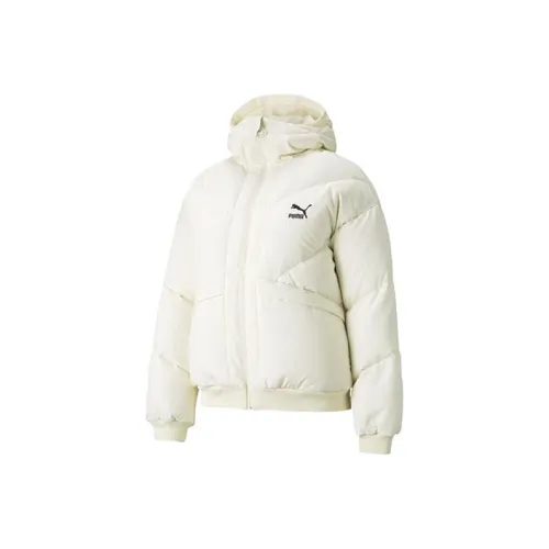 PUMA CLASSICS Слоновая кость Женские Пуховики