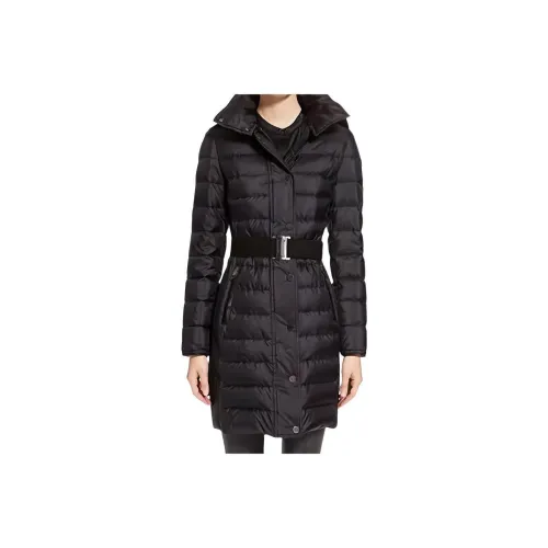 Burberry С капюшоном Длинный рукав Пуховик Женский Черный 40612531