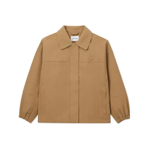 Куртки и пальто LACOSTE Collaboration Женские цвет печенья