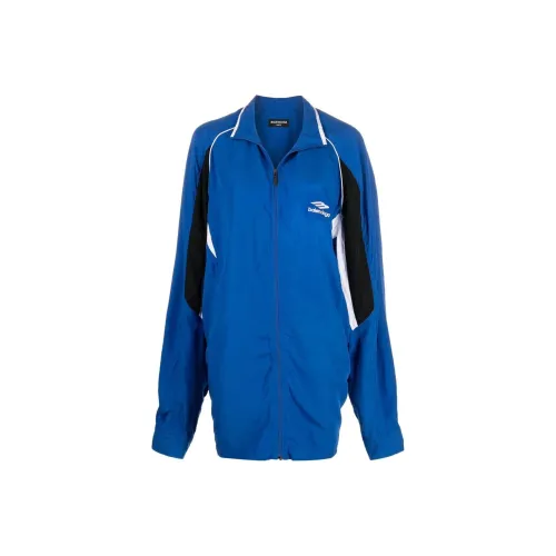 Balenciaga Куртки и Пальто Свободного кроя Женские Синие