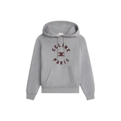 CELINE SS25 Свитшот Женский Серый
