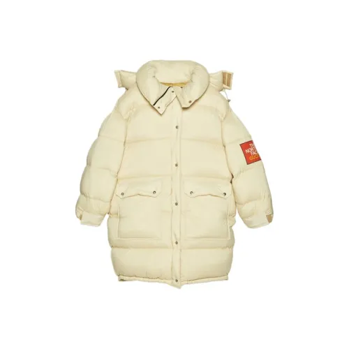 GUCCI X The North Face Пуховик Женские Цвет Слоновая кость