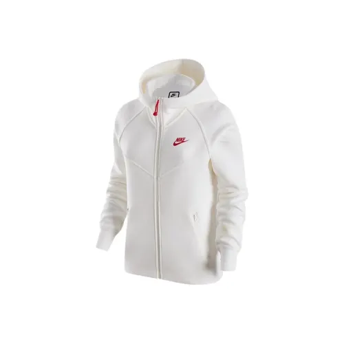 Nike Dragon New Year's Collection Куртки Пальто Женские Белые