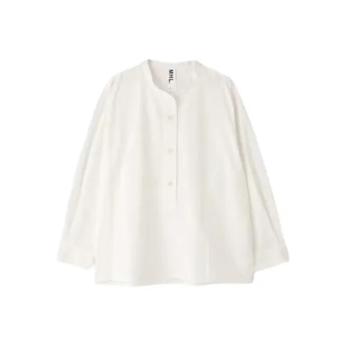 Margaret Howell Limited Белые Женские Рубашки