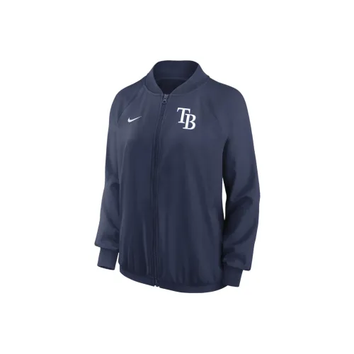 nike Dri Fit Команда MLB Tampa Bay Rays Куртки и Пальто Женские Морской Синий