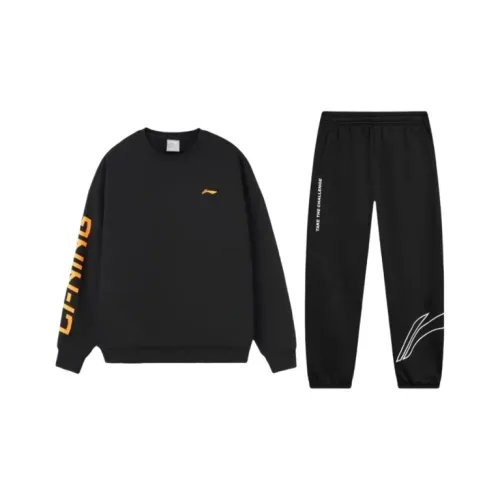 Лайнер Повседневная Спортивная Одежда Унисекс Черный