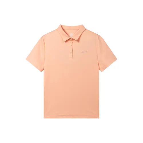 Erke Поло Женское Кремово-оранжевое