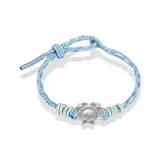 Милый кролик, медведь, браслет-шнурок, синий