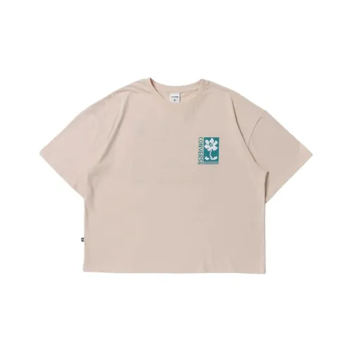 Конверс Tee T Рубашка Женская Песочного цвета