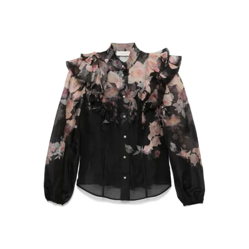 Zimmermann Черные Женские Рубашки