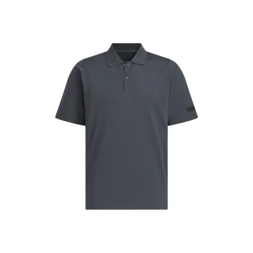 Adidas Поло Мужское Темный Фотиния Серый