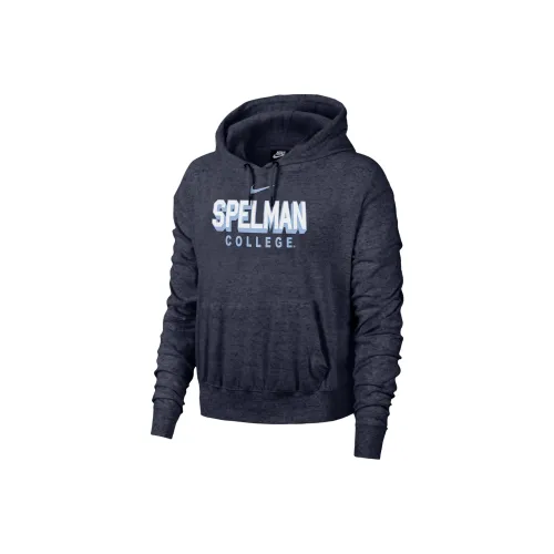 nike Spelman Спортивный зал Винтаж Толстовка Женская Морской синий