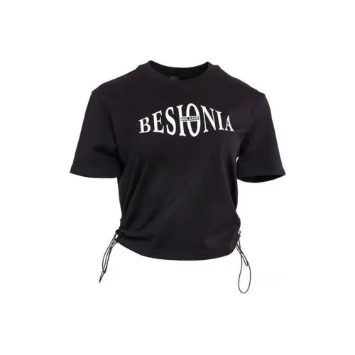 BESIONIA Черные Женские Т-рубашки