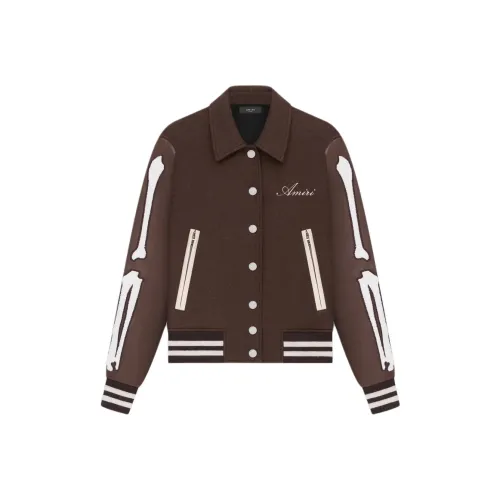 AMIRI BONES Куртка Куртки Пальто Женские Темная Умбра