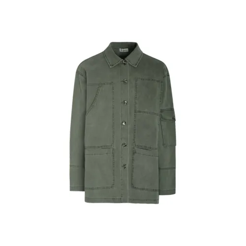 Little Pull Куртки Пальто Женские Оливково-зеленый