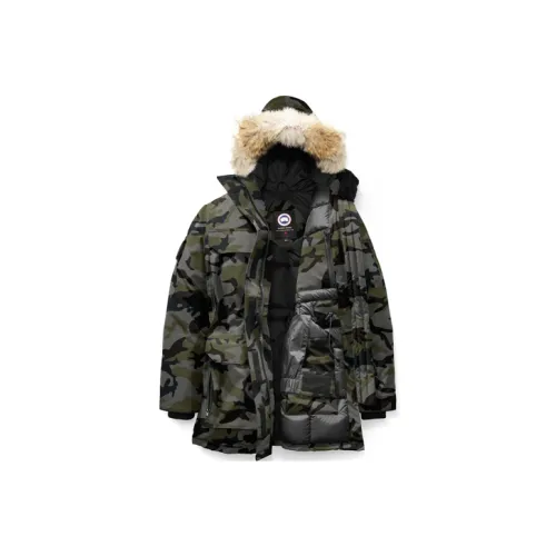 Canada Goose Expedition Series FW21 Пуховик Parka Пальто Женские Камуфляж Берег Серый