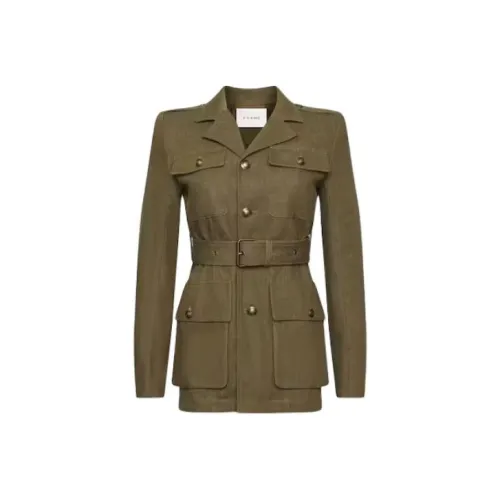 Рамка Куртки Пальто Женские Коричневый