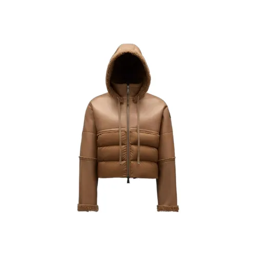 Moncler SS22 Пуховик Женский Коричневый