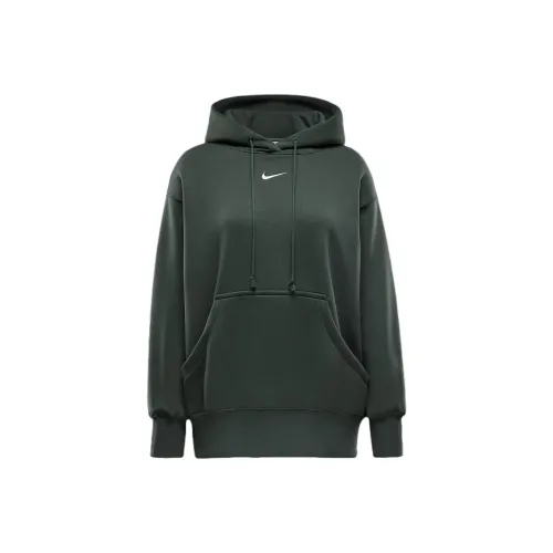 nike Sportswear Phoenix FleeceSwoosh Толстовка Женская Винтажный Зеленый Парус