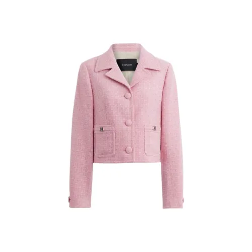 COACH SS24 Куртки Пальто Женские Розовый