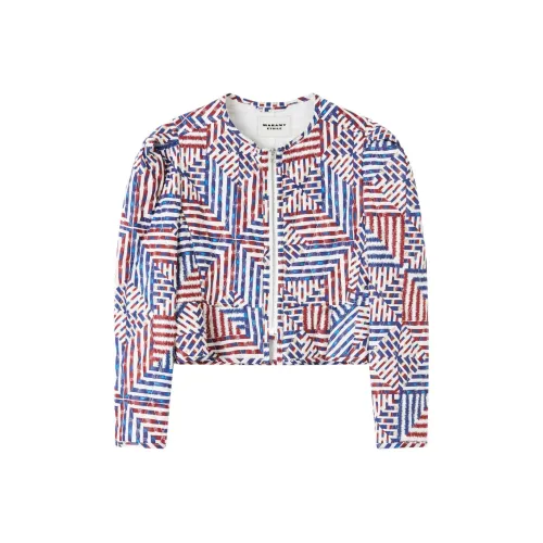 ISABEL MARANT ETOILE Куртки и пальто Женские Синий Красный