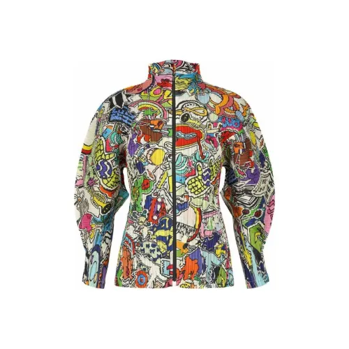 PLEATS PLEASE ISSEY MIYAKE FW22 Куртка Женская Многоцветная