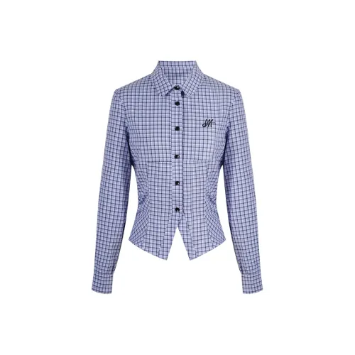 Mrs. Беллфлауэр Рубашка Женская Клетка