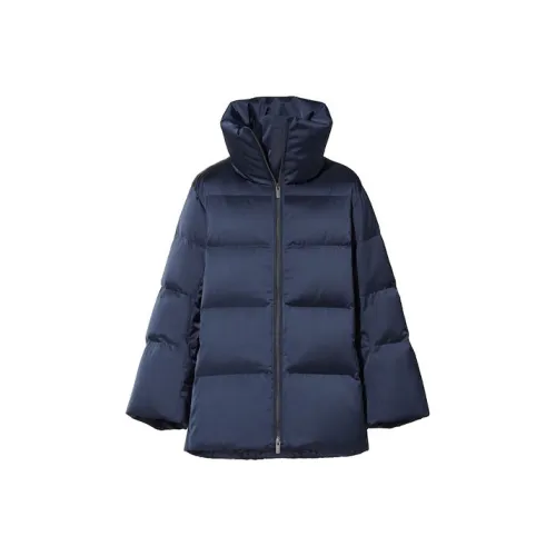 UNIQLO Пуховик Зимний Женский Синий