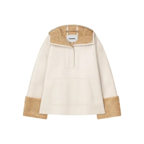 NANUSHKA SS24 Куртки Пальто Женские Кремовый