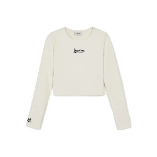 MLB New York Yankees Varsity Collection T-Shirt Женская Кремовая