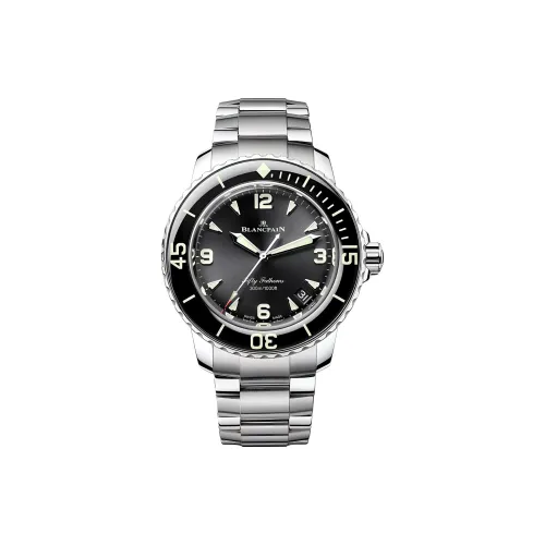 BLANCPAIN Автоматический Механический Часы Мужские FIFTY FATHOMS 42,3 мм Черные