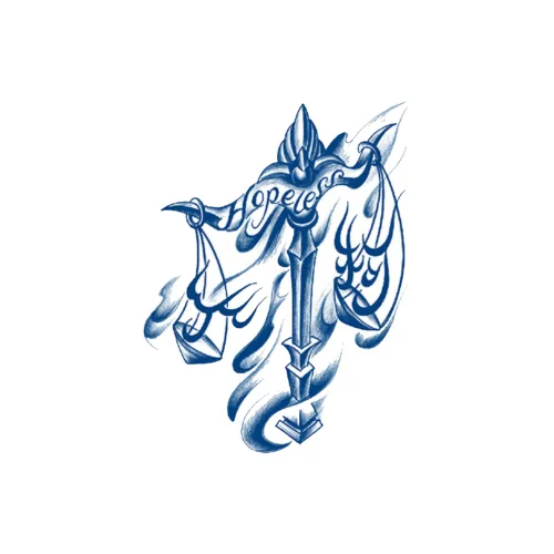 LIEJI Крылья OF Hope Травяной Tattoo Наклейка