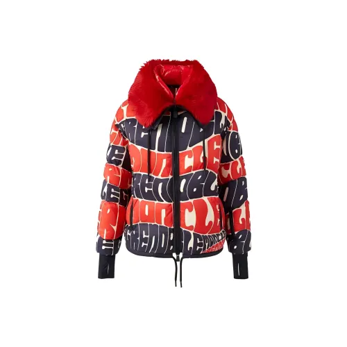 Moncler Пуховик Женские Синий Красный