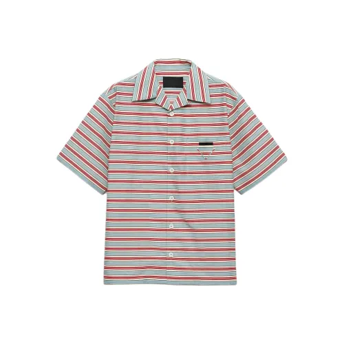 PRADA Мужские Синие Рубашки