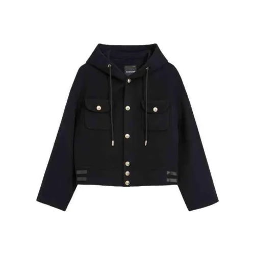 BEBE FW24 Куртки и Пальто Женские Темно-Синий