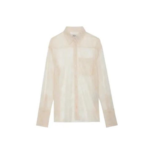 Zadig Voltaire Рубашка Женская Бежевая