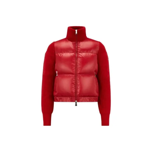Moncler Красный Женский Пуховик
