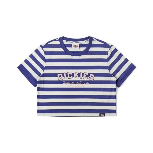 Dickies Стандартные Короткие Рубашки с Короткими Рукавами Темно-фиолетовый Синий DK0A87H6K42 Женские