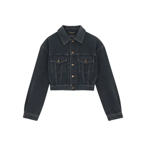 SAINT LAURENT Куртки и Пальто Женские Черные