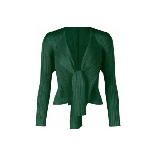PLEATS PLEASE ISSEY MIYAKE SS22 Куртки и пальто Женские Зеленый